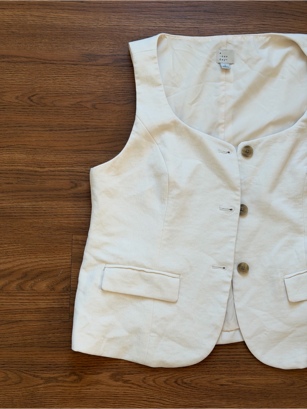 A New Day beige vest top